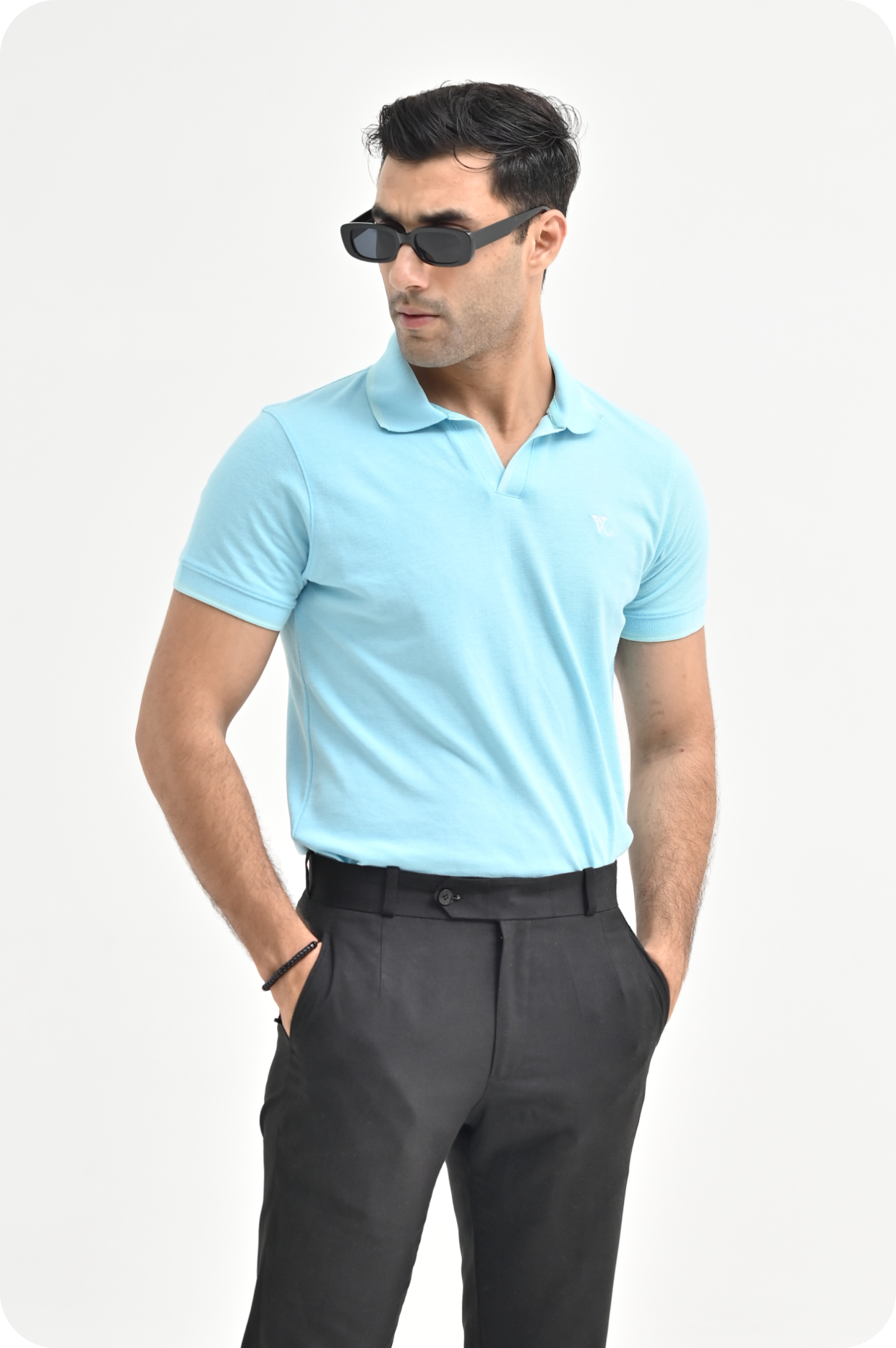 Sky Blue Polo