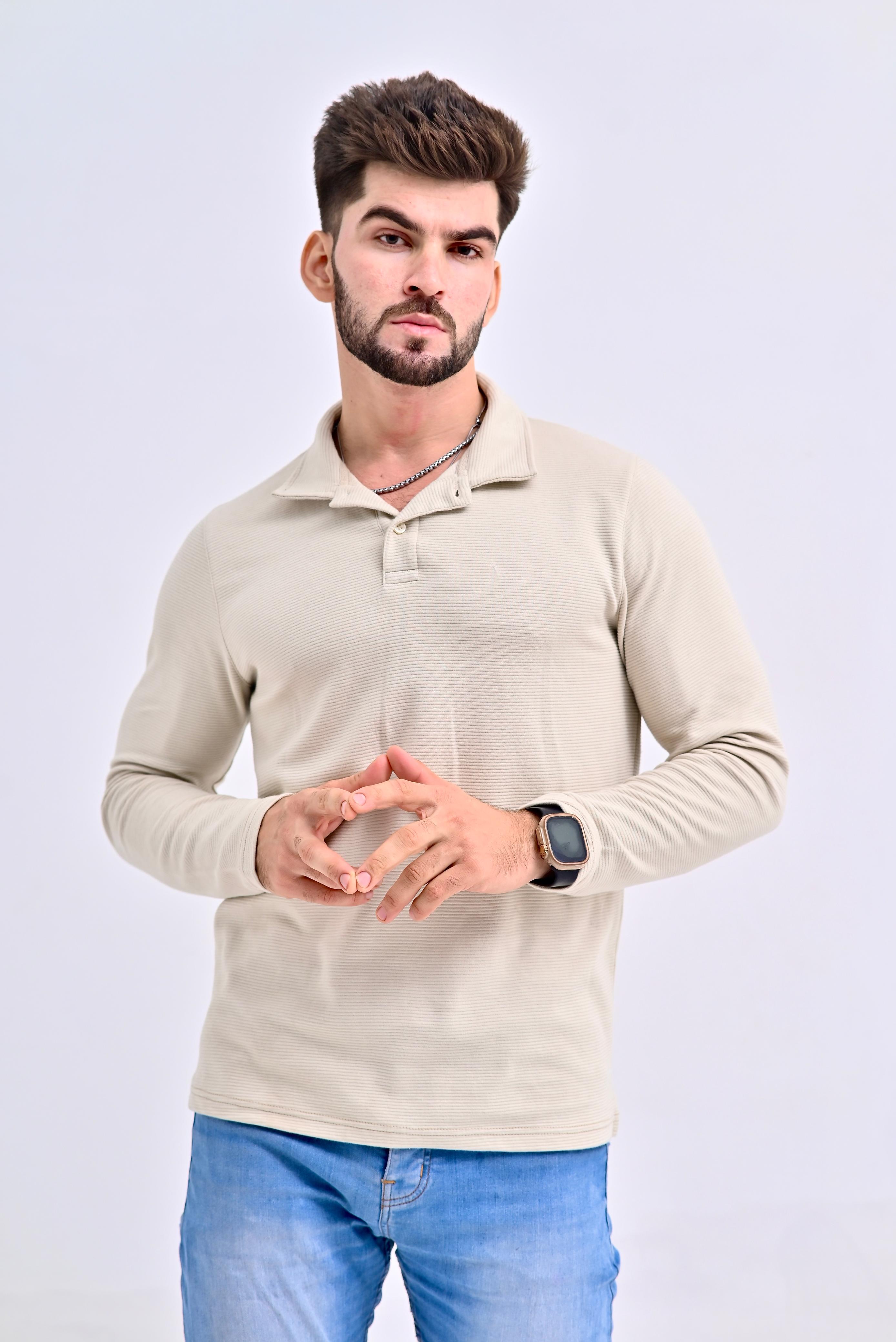 Beige Ottoman Polo Shirt