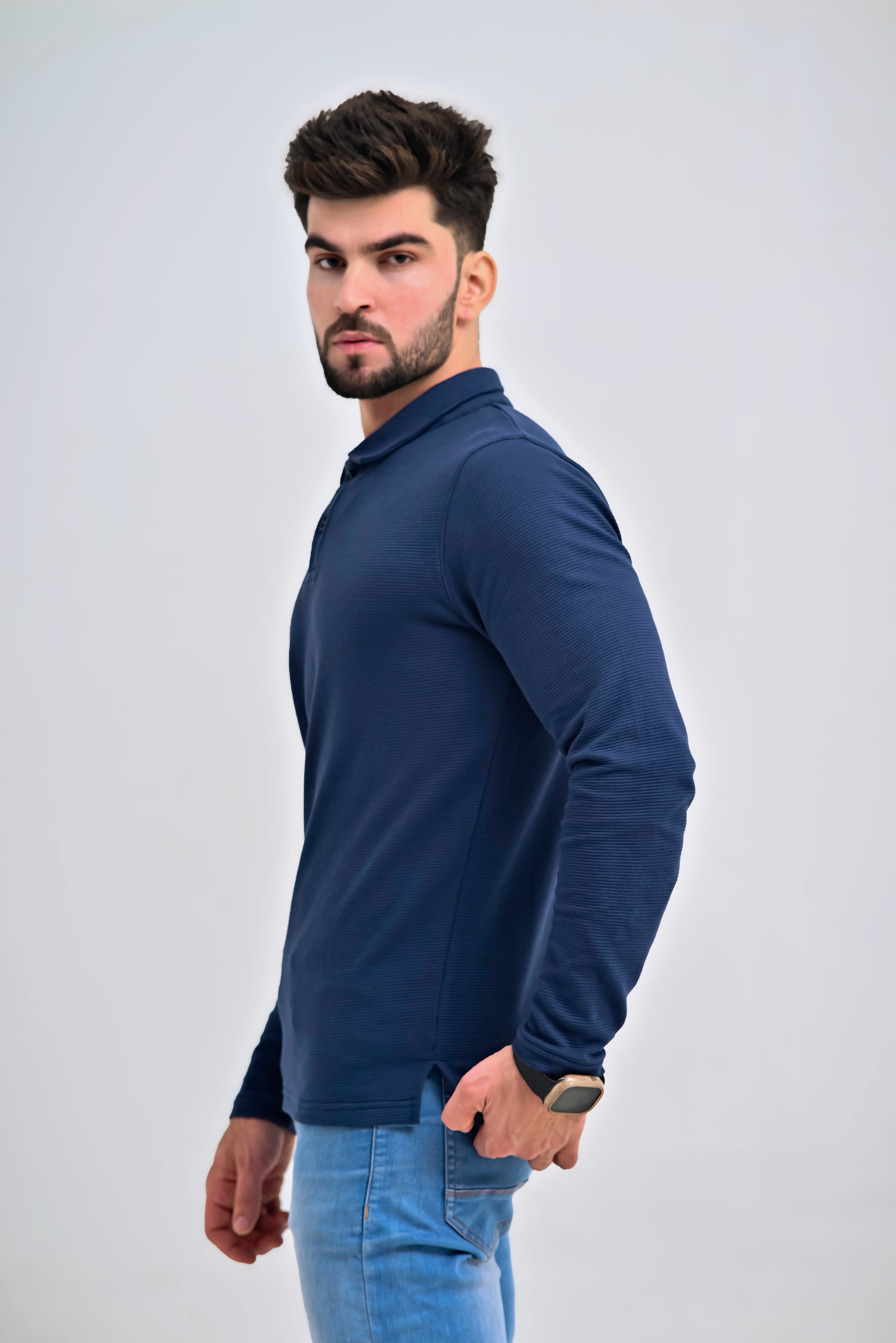 Navy Blue Ottoman POLO