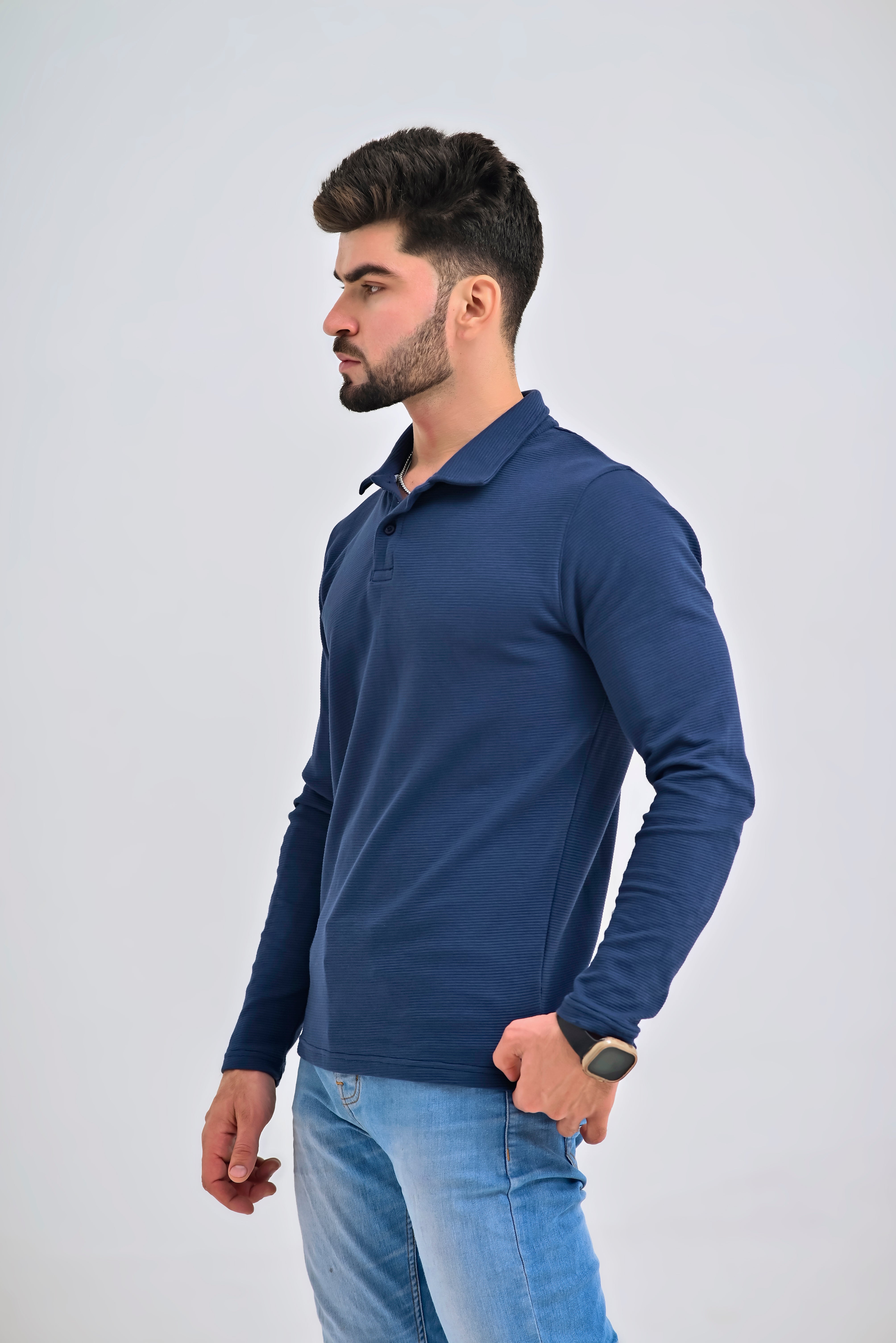 Navy Blue Ottoman POLO