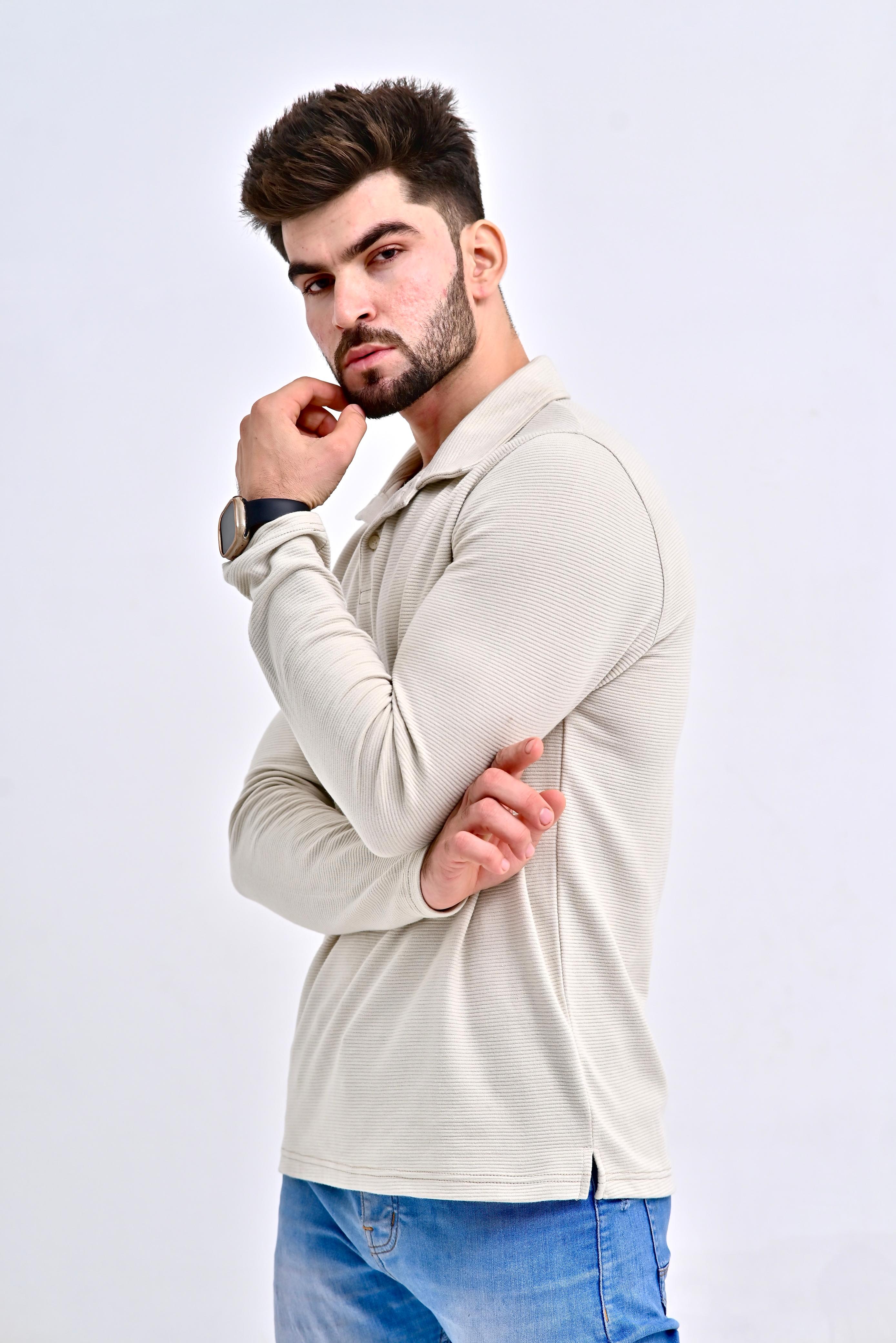 Beige Ottoman Polo Shirt